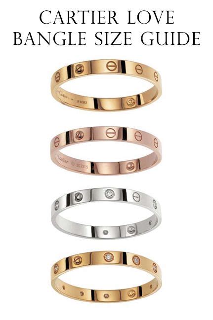 cartier open bangle|cartier bangle size chart.